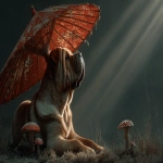 **a brave and triumphant shar-pei dog, ammonite amanita --ar 16:9 --s 750 --v 7.0** - Image #2 <@1059982138138697728>