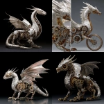 **full size body welding clockwork construct silver scales dragon** - <@1120759456498725045> (fast, stealth)