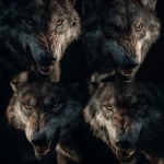 **aggressive wolf with intimidating eyes showing his teeth, dramatically lit , hyper realistic qualities, unreal engine,** - Variations (Strong) by <@973572765686829076> (fast, stealth)
-# Create, explore, and organize on [midjourney.com](<https://midjourney.com/imagine?from_discord=1>)