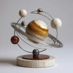 **<https://s.mj.run/N6qynBnhlnE> a planetary model as Objet d'art --v 7.0 --raw** - Image #3 <@1071135204846096475>