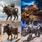 **photo of a futuristic cow belle epoque --no empty --no empty --chaos 10 --ar 3:2 --raw --v 7.0** - <@712699043595288577> (fast, stealth)