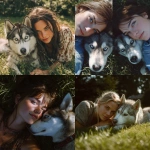 **relistic iphone camera quality natural lighting photographs of a woman in a park laying in the grass playiong with a medium sized husky --v 7.0** - <@1064696218443317378> (fast, stealth)