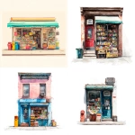**an image of a nyc bodega on a white background authentic nyc** - <@1202283570215788544> (fast)