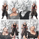 **Original anime character, fully colored in vivid anime palette, hand-drawn anime style, thick bold outlines, clean cel-shading, visible sketch lines for clarity, crosshatching on fabric folds and anatomy beneath clothing. Clear line art showing every feature without clutter, balanced composition emphasizing face and body. Multiple perspective options: (frontal heroic close-up of face and torso squared to the viewer) OR (three-quarter dynamic angle showing jawline depth, clothing folds, and stance) OR (low-angle upward shot emphasizing size and power) OR (high-angle downward shot showcasing form and clothing detail) OR (side profile close-up with sharp silhouette, flowing clothing, and defined expression). Ultra-detailed full-color anime artwork, uncluttered background, composition focused entirely on the character’s clothing, form, and presence. --niji 6 --raw** - Variations (Strong) by <@266429059049848832> (fast)