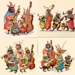 **<https://s.mj.run/Rces97j7Emw> a band of insects playing musical instruments including the style of Richard scarry** - <@596007379212959765> (fast)