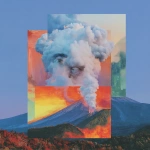 **fumarole eerie painting with a color scheme of monochromatic black and white with a pop of Color. The painting uses cross-hatching and palette knife techniques, inspired by analog horror, grunge Polaroids, ukiyo-e and retro Japanese horror. The mood is mysterious and unsettling --p v95am5p** - Image #3 <@948741381743083580>