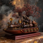 **dendrokinetic steampunk --ar 3:4 --p ht8lvr3** - Image #3 <@1424773401020596294>