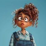 **cartoon character, female, black skinned, pixar artstyle --v 7.0** - Image #1 <@798906196995997708>