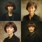 **Ms. Kikuko Matsushita, a Japanese woman in her early 60s. Her hair is short for a woman, brown with evenly trimmed bangs. She has a sharp, intense gaze, yet her eyes soften into a gentle, wry smile. She is quite slender but short in stature. Portrait. Oil painting style. --v 7.0** - <@1105655477741813870> (fast)
-# Create, explore, and organize on [midjourney.com](<https://midjourney.com/imagine?from_discord=1>)