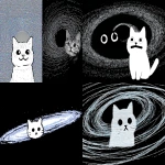 **Silly cat makes a silly face at accretion disk --ar 3:2 --profile fn9opxx u22owga 2z3eyk3 ro2ke7q y9a56jc --draft** - <@937851746712186921> (fast)