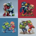 **seahawks mascot beating 49ers mascot** - <@463789572795662347> (fast)
-# Create, explore, and organize on [midjourney.com](<https://midjourney.com/imagine?from_discord=1>)