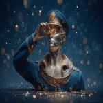 **<https://s.mj.run/fBu8zzGrz-w> a captain on a sailorship looking up to the stars in the night, cosmopolitan cosmography hexant astrophysical constellation, photographed with hassleblad, bokeh, octane render, art by ChrisWaikikiAI --ar 99:70 --raw --exp 80 --s 120 --v 7.0 --oref <https://s.mj.run/n244wiqDLPA> --ow 888** - Upscaled by <@773927030835118121> (fast)