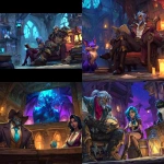 **A character scene in the style of cinemahogany --v 7.0 --p vzzl1gd eppfl36** - <@1018138887199129620> (relaxed)