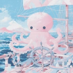 **😈🦑⚓️🌊🐙🏴 ☠️🦑⛵️ --sref 6035664444 --sw 1000 --exp 100 --stylize 1000 --ar 4:5 --q 4** - Image #2 <@948741381743083580>