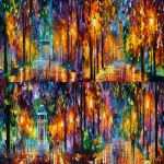 **neo fauvist vision of a beautiful colonnade street in central park, NY, romantic circuit, couple, colorful by leonid afremov, spatula strokes --ar 5:2 --p 7rstpjb --v 7.0** - <@1054482006731395092> (fast)