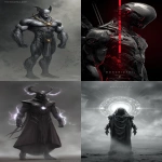 **the new marvel supervillain "The Monochronolith" --no text, logo --ar 9:16** - <@391048027051261958> (relaxed)