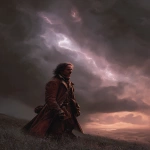**Rumplestiltskin Set against a geomagnetic storm --ar 3:4** - Image #2 <@948741381743083580>