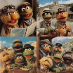 **sesame street. muppets. vintage travel brochure** - <@286172671216058369> (relaxed)