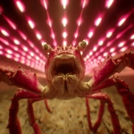 **I stubbed my toe on a barnacle now I feel like crab in a human body --c 11 --w 6 --v 7.0 --exp 7 --sref <https://s.mj.run/qYGXEtBeb1g> --sw 125 --sv 4 --ar 7:5 --zoom 1.3** - Image #1 <@345403579139620866>