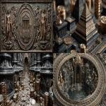 **numismatic architecture --v 7.0 --ar 7:3 --s 500** - <@1198529656559767582> (fast)