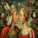 **Leif Erikson and Brunhilde in love --ar 16:9 --p szpasw2 --v 7.0** - Image #4 <@1062635462675660810>