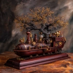 **dendrokinetic steampunk --ar 3:4 --p ht8lvr3** - Image #1 <@948741381743083580>