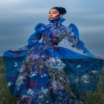**Cosmography diaphanous double exposure featuring an avant-garde chubby couture double exposure over a spellbinding natural landscape wind blowing wistfully --ar 4:5 --p ht8lvr3** - Image #1 <@948741381743083580>