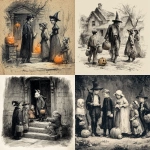 **a drawing of a vintage halloween scene of trick or treaters in costumes --s 250** - <@1083883730415931492> (fast)
-# Create, explore, and organize on [midjourney.com](<https://midjourney.com/imagine?from_discord=1>)