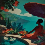 **water vintage travel brochure --p v72x35v --ar 3:4** - Image #1 <@948741381743083580>