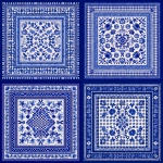 **create Printed Silk Check Foulard pattern in blue and white background --v 7.0** - Variations (Strong) by <@1013652600119373834> (fast)