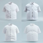 **a white collar shirts with white buttons** - Remix (Subtle) by <@1082599722226810921> (fast, stealth)