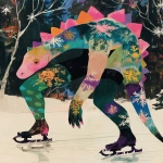 **Ice skating diplodocus, snowflakes and ice --ar 4:5 --niji 6 --p 1ko4kyo --raw --sref 1999999999 1999999991 416557976 2252558232 698008135 1078492728 2187294478 217414415 416417418 7337 80085 696969 47 73 97 100 --sv 4** - Image #2 <@948741381743083580>