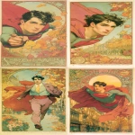 **a movie poster illustration of a handsome masculine Belle Epoque Superman flying towards camera over 1890s New York City streets and architecture in the fall by Alphonse Mucha --no women, flowers, long hair, pink --chaos 35 --ar 6:11 --seed 3770088377 --raw --sref <https://s.mj.run/u8Un1033BRo> --sw 999 --oref <https://s.mj.run/FlKAAptnmkQ> --ow 100 --stylize 666 --v 7.0** - <@688195114849271814> (relaxed)