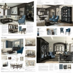 **"action": "image_generation", "action_input": "An ultra-high-definition interior design rendering of a luxurious living room and adjacent dining room, connected by an open archway or continuous wall treatment. The style is 'Modern Classic' with touches of Chinoiserie. The living room features the previously established design: dark wood wainscoting, charcoal grey upholstered wall panels, a classic tufted Chesterfield sofa in cream, a rectangular dark wood coffee table, and a blue velvet arm chair with dark wood frame. The room also has the black Chinoiserie cabinet with bird and floral motifs from the user's shop, placed strategically. Chinoiserie ginger jars are on a console table. The dining room continues the same wall paneling and flooring. It features a classic dark wood dining table with elegant, carved legs, surrounded by upholstered dining chairs in a subtle patterned fabric (e.g., damask or light brocade) that complements the blue and cream palette. A grand Chinoiserie buffet cabinet (similar to the user's tall cabinet with horsemen or the black floral one) is against one wall. A chandelier with a classic design hangs above the dining table. The camera angle should be a wide shot, showcasing both rooms, as if preparing for a slow, smooth camera pan that would highlight the continuity and elegance of the entire space. The lighting is warm and inviting."** - <@1259916559262941226> (fast)
