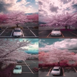 **<https://s.mj.run/qEeV4Z4MR8Q> japan, cherry blossom tree, top angle view, carpark, clouds sky, amazing colours and lighting, vibrant, nostalgic, --ar 2:3 --v 7.0** - <@299543579276345345> (fast)
-# Create, explore, and organize on [midjourney.com](<https://midjourney.com/imagine?from_discord=1>)