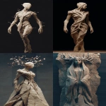**full body, the statue of eva carved out of a monochronolith, appletree --v 7.0 --ar 4:7** - <@1098305603568410775> (relaxed)