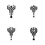 **minimal, vector logo, black lines, white background. void, drain, loss --s 200 --c 10 --v 7.0** - Variations (Strong) by <@277223286423945226> (fast)