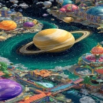 **professional cartoon render of galaxy in style of 1990s anime poster style onsen, blow my mind, maximalist , hyper-realistic, intricate details, Octane render, side view --ar 9:16 --v 7.0** - Image #2 <@1144568084905066547>