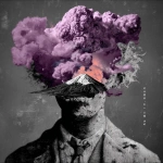 **fumarole eerie painting with a color scheme of monochromatic black and white with a pop of Color. The painting uses cross-hatching and palette knife techniques, inspired by analog horror, grunge Polaroids, ukiyo-e and retro Japanese horror. The mood is mysterious and unsettling --p jd7xn9k** - Image #4 <@948741381743083580>