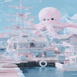 **😈🦑⚓️🌊🐙🏴 ☠️🦑⛵️ --sref 6035664444 --sw 1000 --exp 100 --stylize 1000 --ar 4:5 --q 4** - Image #1 <@948741381743083580>