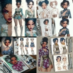 **<https://s.mj.run/KqjuCLOkBqk> Pickle pout lips fashion schematic modelling, full body turnaround, proffessional, 300 mm focal length, photos, snowflake macrophotography miniature studio lighting --oref <https://s.mj.run/2cO3CfAWGfY>** - <@639231094968942592> (relaxed)