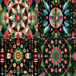 **vector image: a Christmas kaleidoscope in the spirit of Mary Blair, but modern --ar 3:2** - <@1074888048279552010> (fast)