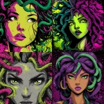 **create a pop/punk Medusa headshot in UHQ, vibrant colors with a bit of a comic book style** - <@399726108875948042> (fast)
-# Create, explore, and organize on [midjourney.com](<https://midjourney.com/imagine?from_discord=1>)