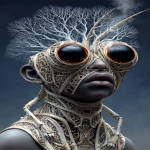 **<https://s.mj.run/CDd2LqYZmt8> insect doll locust roach hive, egg nest alien crawling on a scanline distortion fire, eyes burning, white pupil with red center, roasting on the beach, dusk cinematic --ar 2:3 --s 666 --p ajjw9qi --sref 4240880785 2348464004 <https://s.mj.run/8BMbIED5OrQ> --v 7.0** - Image #2 <@788265797444173834>
