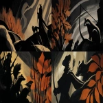 **🍂🦨🏹⚔️ 🌈✏️ noir --ar 7:4 --sref 1010111001 --sv 4 --sw 100** - <@370960263245070346> (fast)
-# Create, explore, and organize on [midjourney.com](<https://midjourney.com/imagine?from_discord=1>)