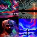 **Aladdin Set against a geomagnetic storm --ar 3:4 --p jd7xn9k** - <@948741381743083580> (relaxed)