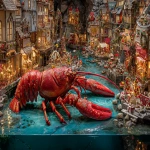 **highly detailed scene from the festive holiday crustacean city, colorful, photo hyperrealism --ar 16:9** - Image #4 <@639231094968942592>