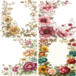 **belle epoque floral frame isolated on a white background --ar 5:7 --profile y72szb9 --v 7.0** - <@1135636698060038216> (relaxed)