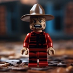 **Freddy from nightmare on elm street as a Lego mini figures --v 5.2** - Image #1 <@1083045241520668722>
