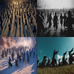 **A cinematic still, a film by Quentin Tarantino, hundreds of ninjas, fighting in a battle Royale, extreme wide shot, --v 7.0 --ar 16:9** - <@1105536971348123781> (fast)
-# Create, explore, and organize on [midjourney.com](<https://midjourney.com/imagine?from_discord=1>)